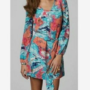 Lilly Pulitzer X marks the spot Connie shift dress